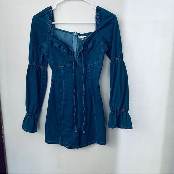 Blue Denim Dress/Skort XS - Picture 1 of 9